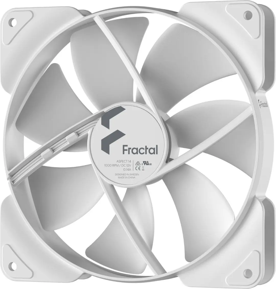 Fractal Design Aspect 14 Computerbehuizing - 14cm Ventilator Wit
