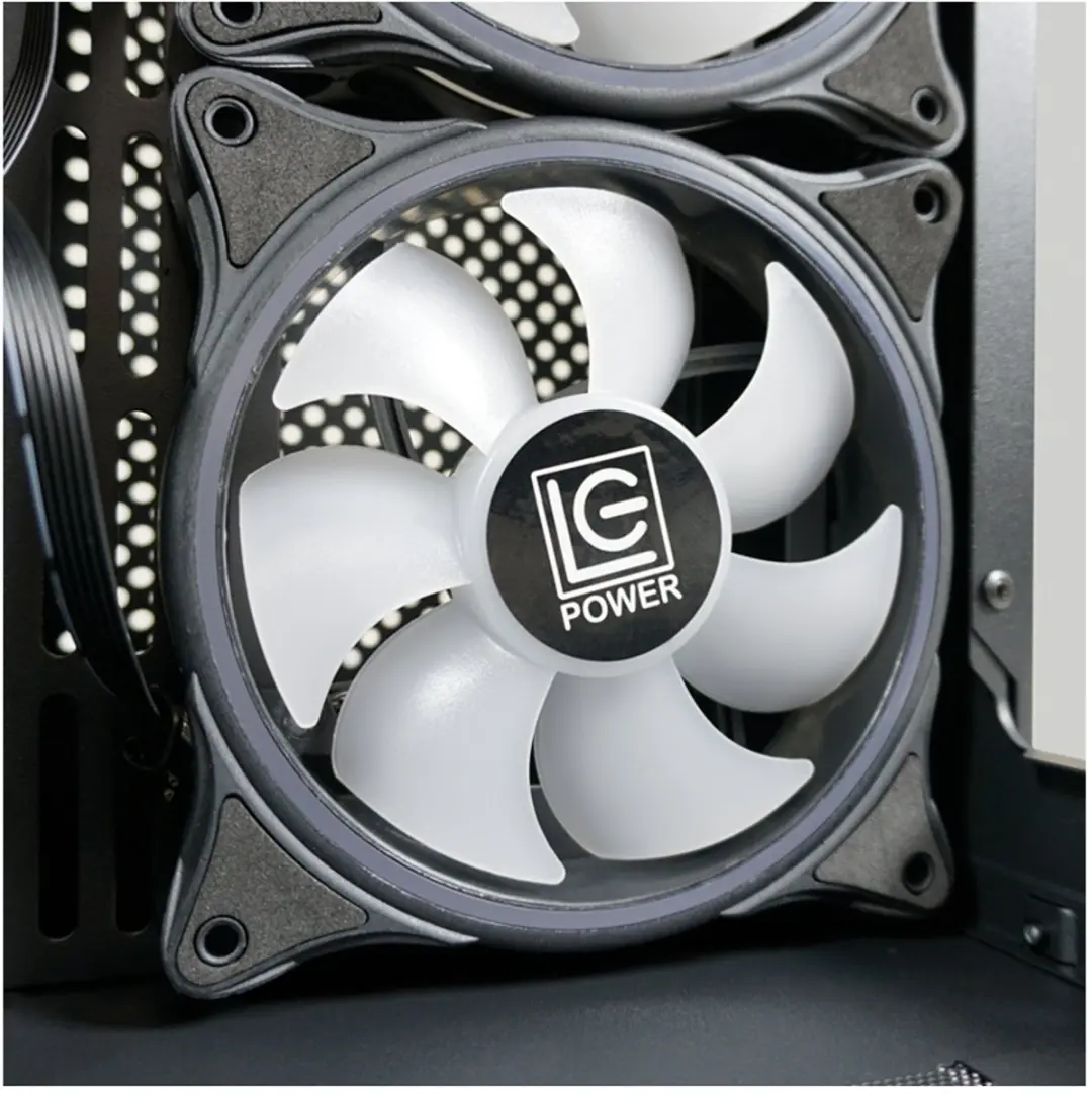 LC Power 809B Midi Tower - Zwart