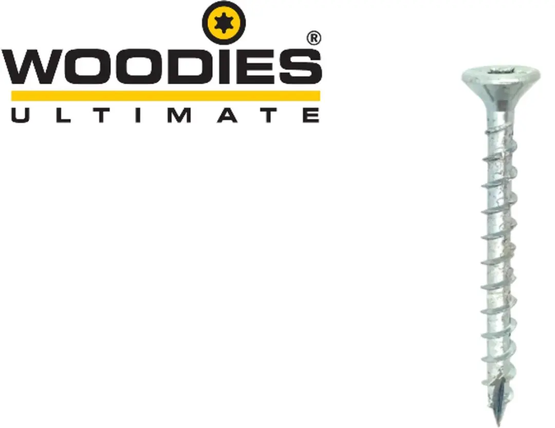 Woodies Ultimate Torx Verzinkt 4x60 Schroef - 200 Stuks