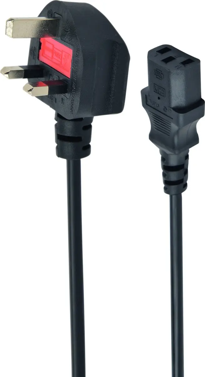 Cablexpert PC-187 Inwendig Zekering UK Geaard Netsnoer 1,8m