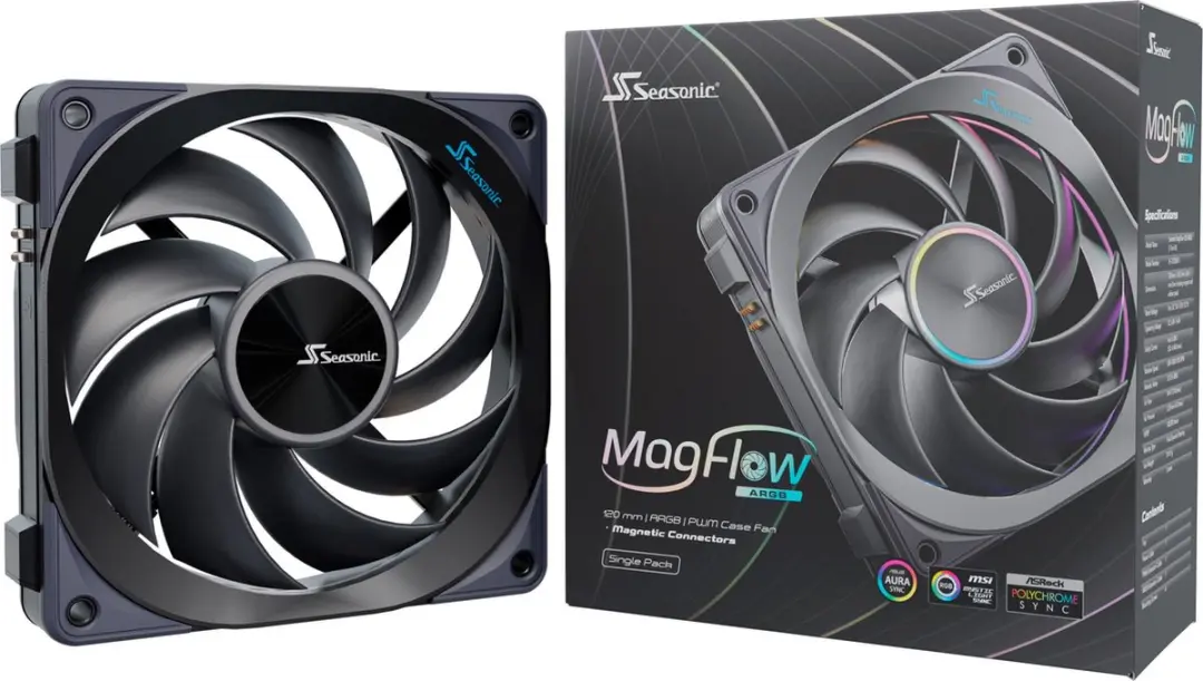 Seasonic MagFlow 1225PWM ARGB 120mm Ventilatorkit