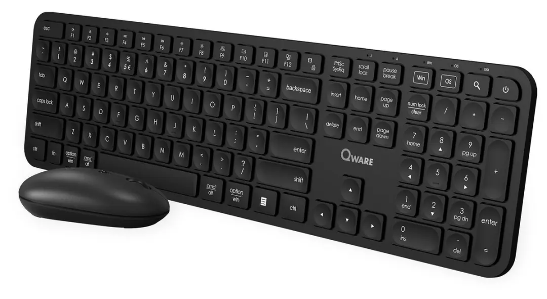 Qware Office QW PCB-365BL Draadloze Desktopset