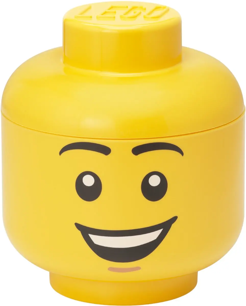Opbergbox Hoofd Skelet Groen, Klein - LEGO