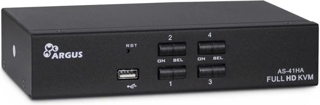 Intertech AS-41HA HDMI KVM-switch 4x USB2.0