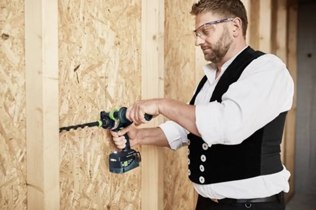 Festool TPC 18 Basic-Set QUADRIVE Accu Klop-/Schroefboormachine 18V - afbeelding 6 van 6