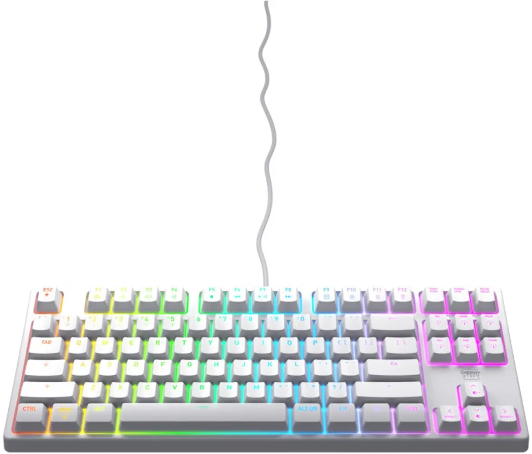 Cherry K4V2 TKL Gaming Toetsenbord - Wit