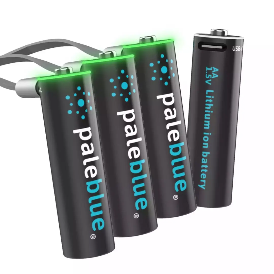 Pale Blue Earth AA Oplaadbare Batterijen 1700mAh