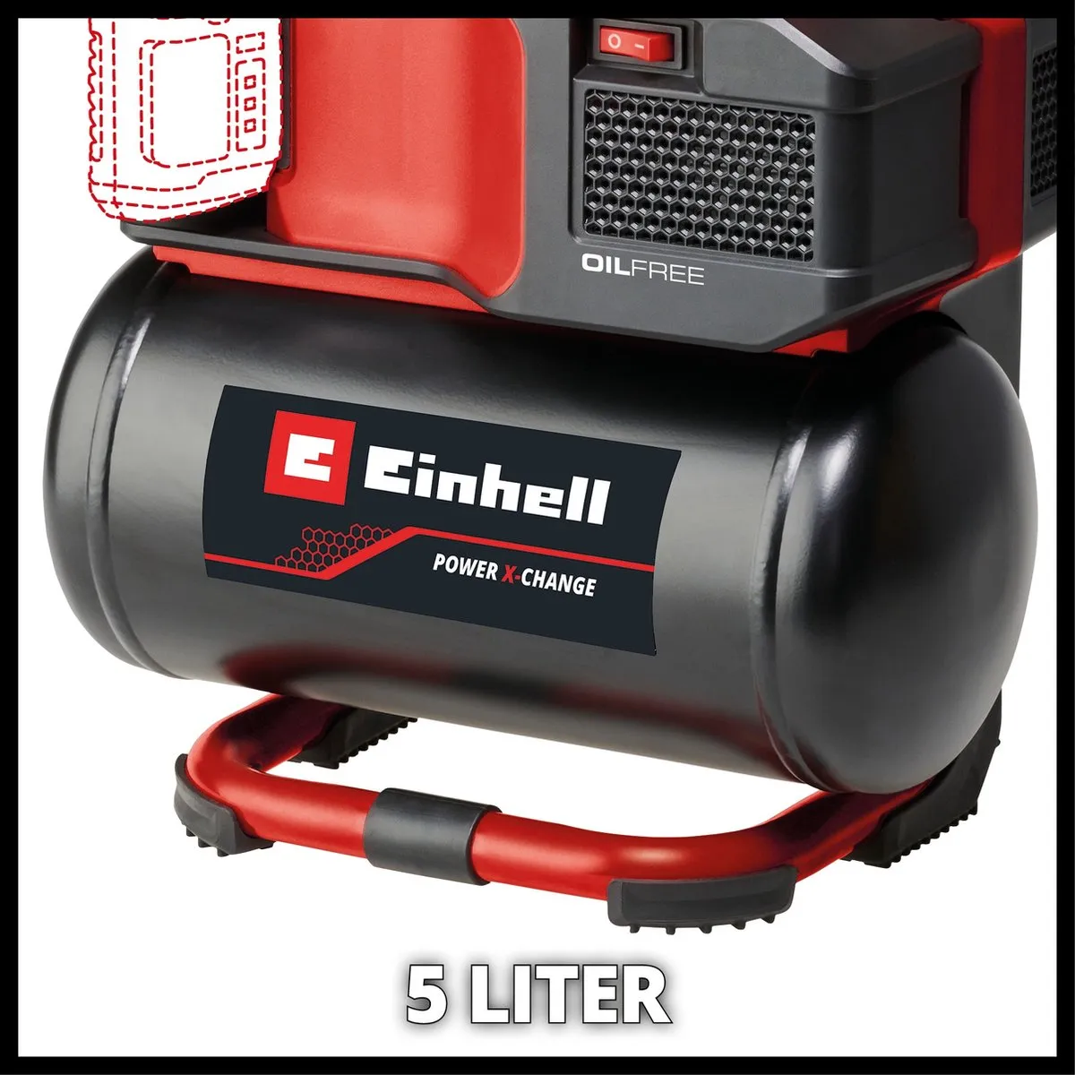 Einhell TE-AC 18/75 Li OF Accu Compressor 18V - 8 bar - 75 l/min