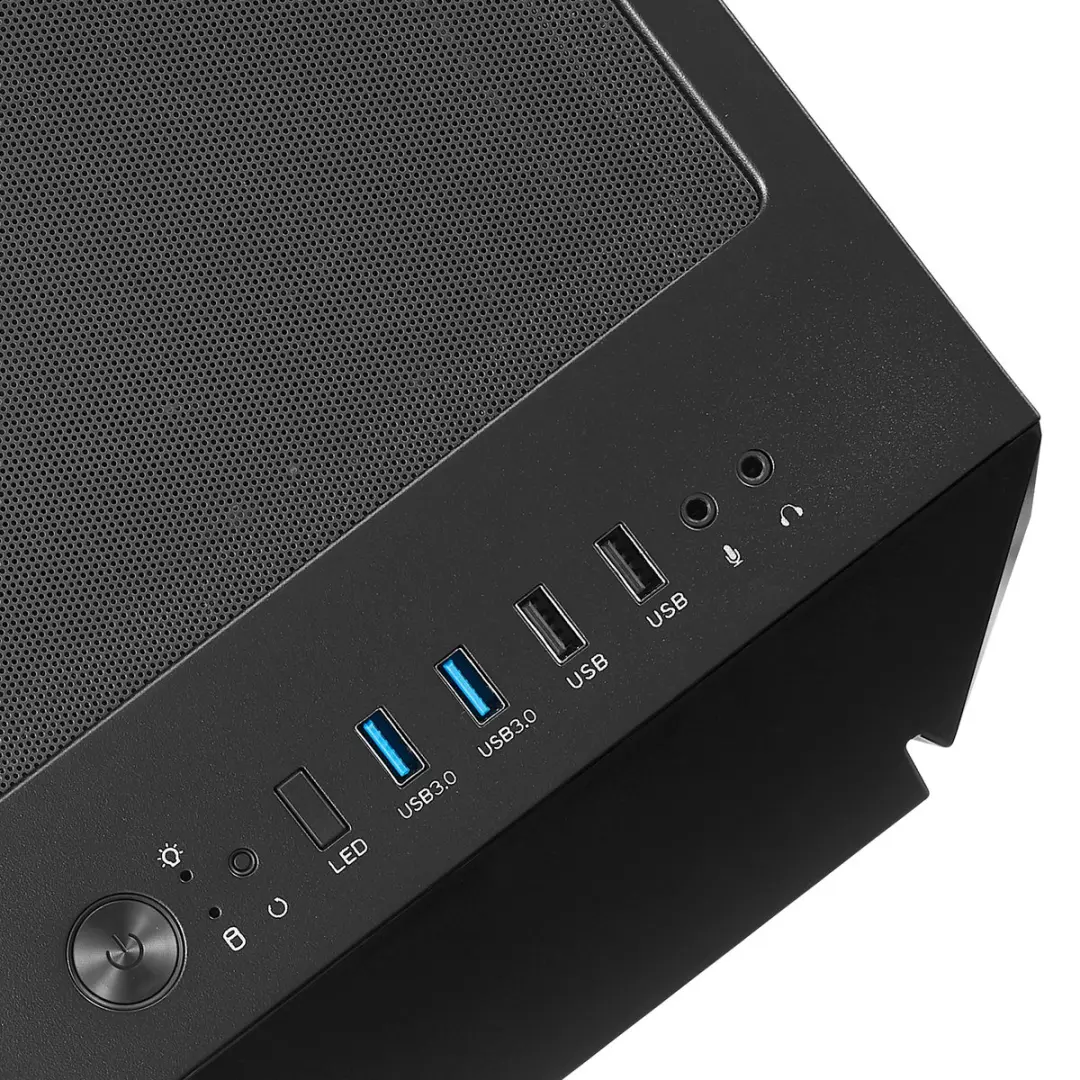 SilverStone SST-FAV1MB-PRO Ventilator - Zwart