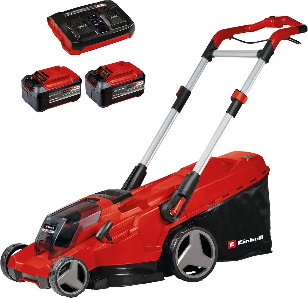 Einhell Accu Grasmaaier RASARRO 36/42 Li Kit - 36V - 42cm - 2x 5.2Ah