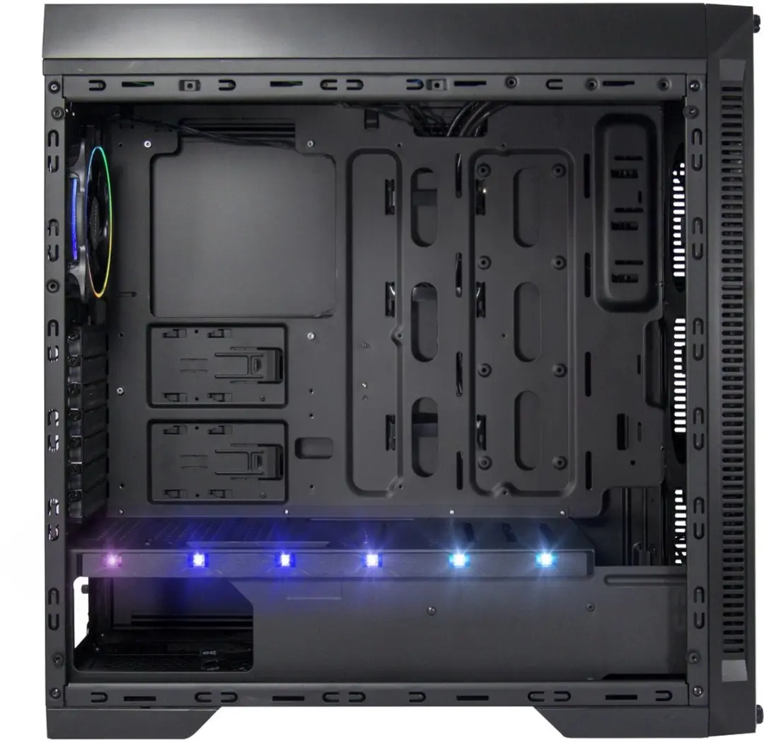 Inter-Tech X-908 Infini2 Tower Case - USB-C - Zwart