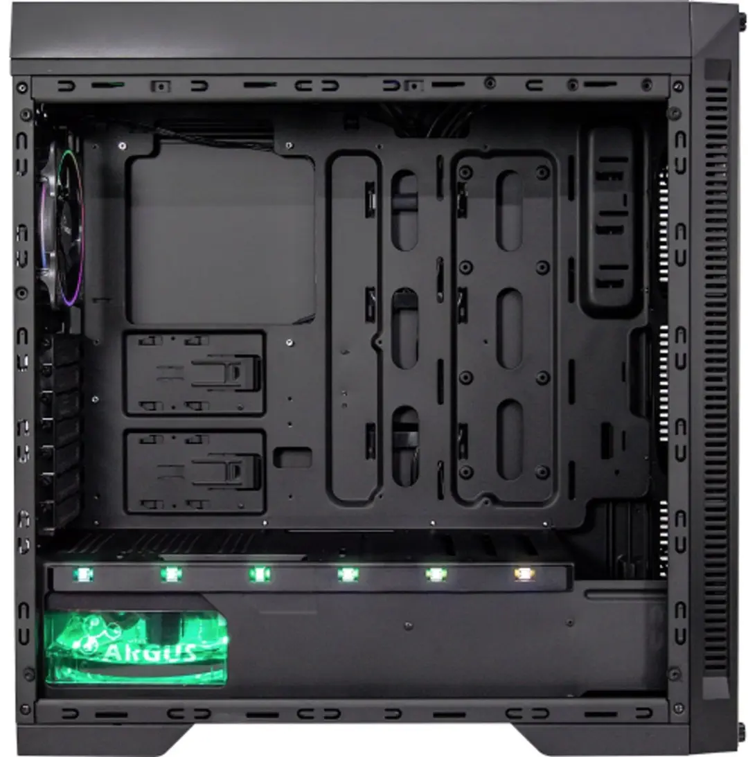 Inter-Tech X-908 Infini2 Tower Case - USB-C - Zwart
