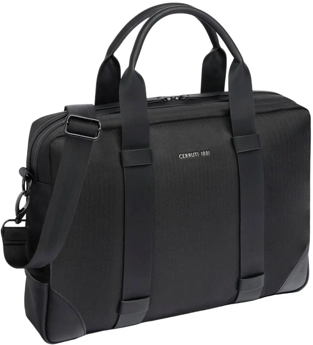 Nino Cerruti Holborn Aktetas - 17 inch - Zwart