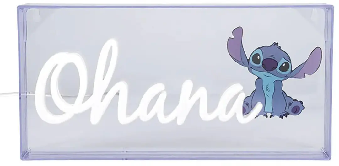 Stitch Ohana LED Neon Lamp - 5 Lichtpunten - Veelkleurig