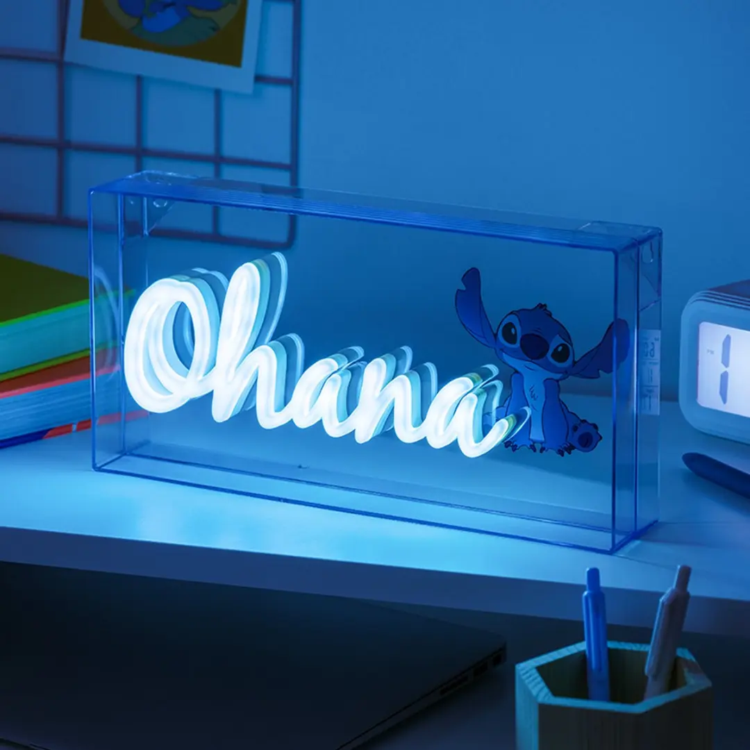 Stitch Ohana LED Neon Lamp
