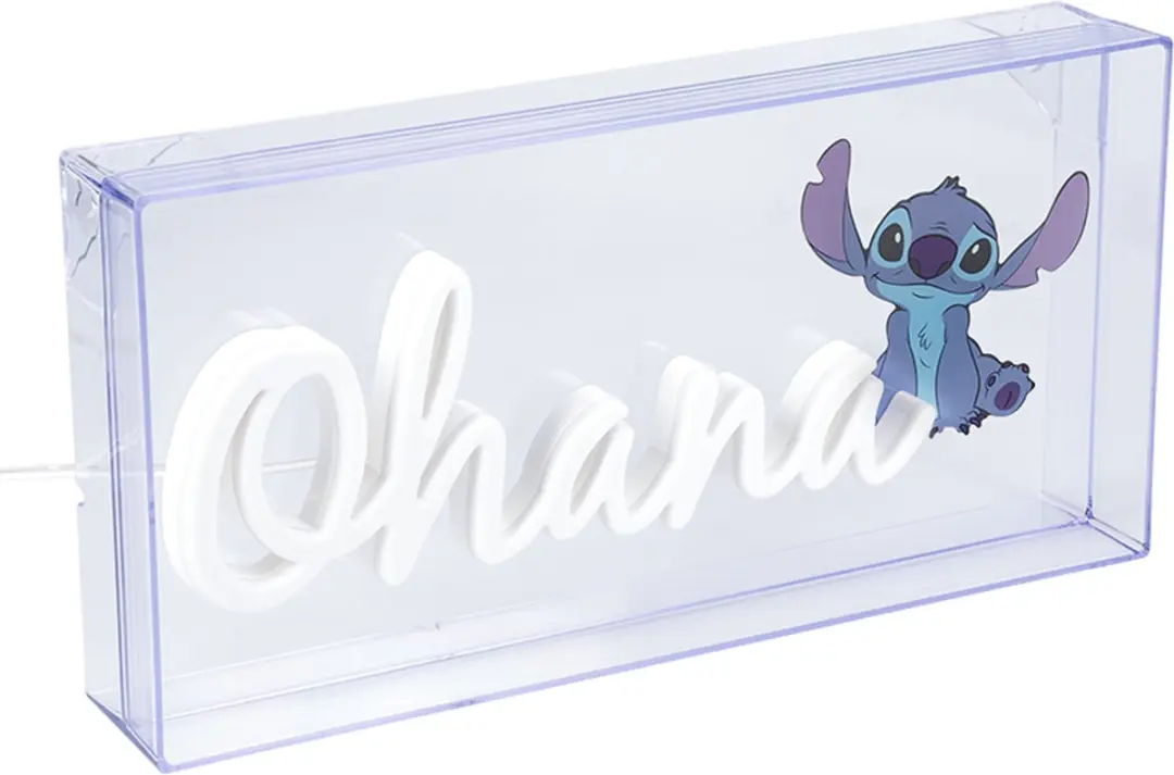 Stitch Ohana LED Neon Lamp - 5 Lichtpunten - Veelkleurig