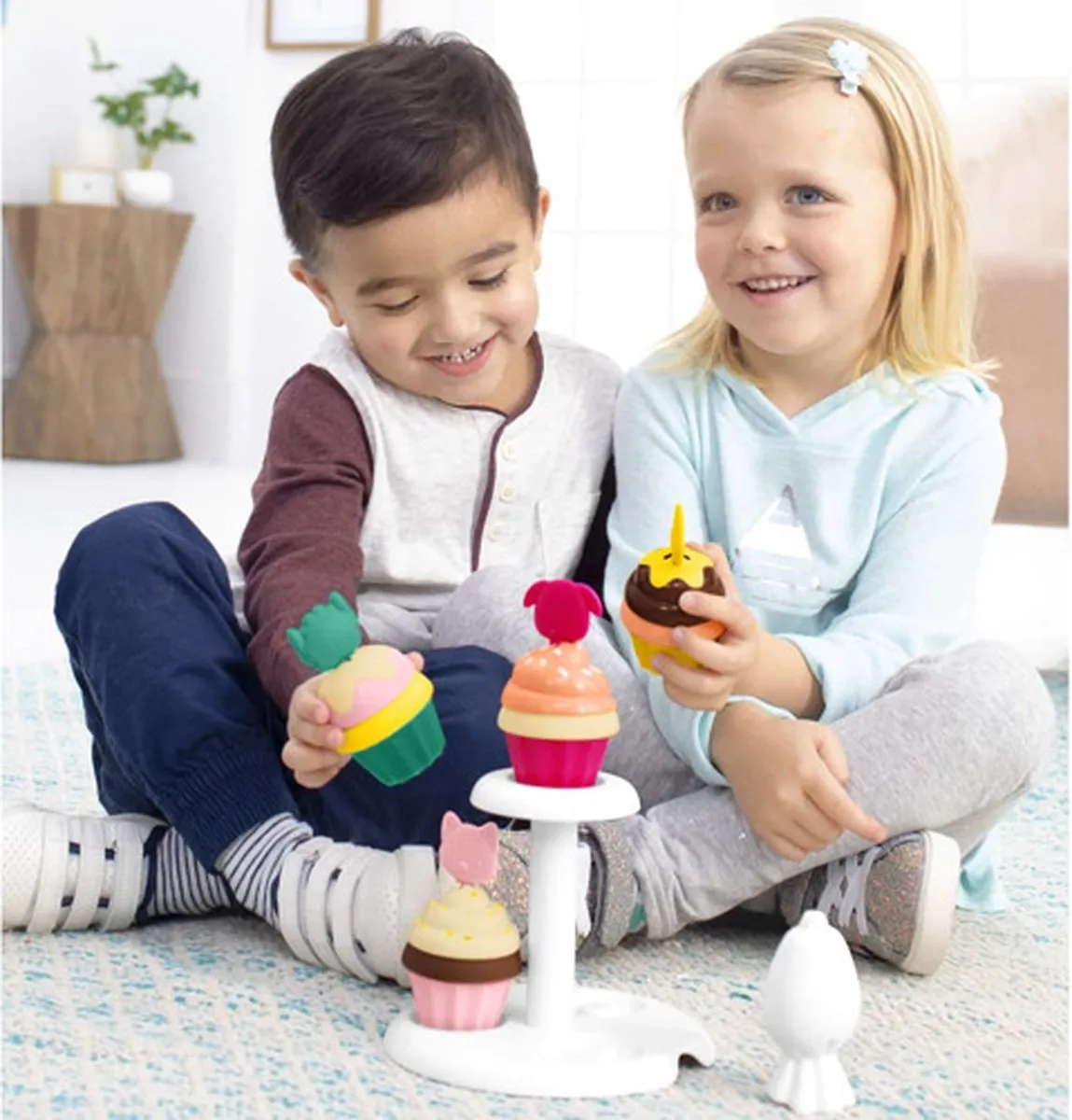 Skip Hop Zoo Sorteer en Stapel Cupcakes - Multicolor - afbeelding 2 van 6