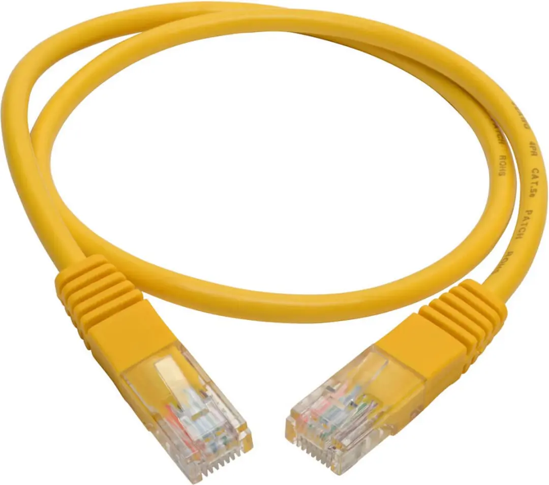Tripp Lite N002-002-YW Patchkabel Cat5e - 2ft Geel