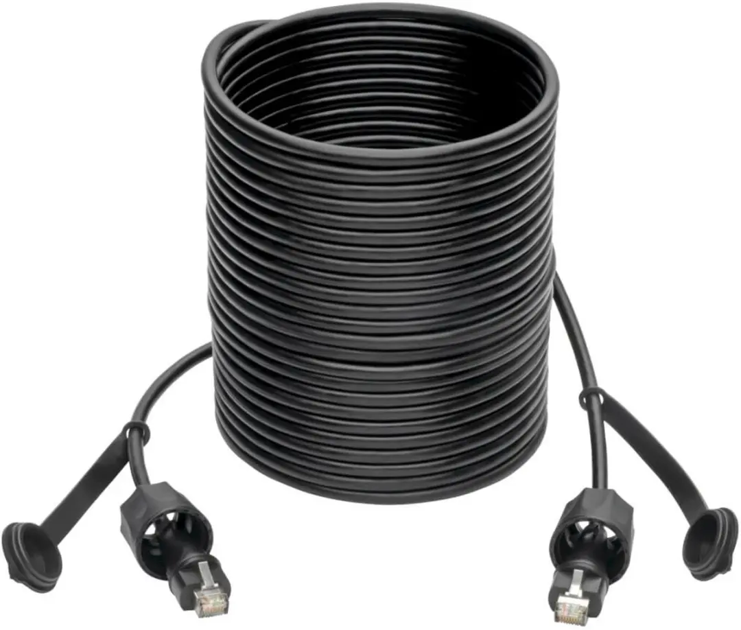 Tripp Lite N206-PC50-IND Netwerkkabel Cat6 15m - Zwart