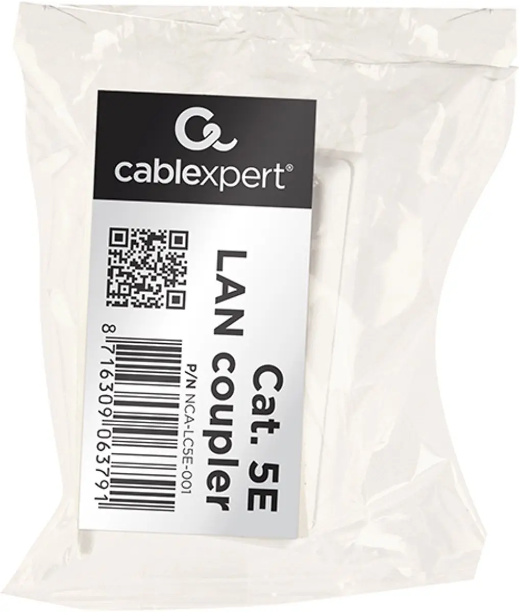 Cablexpert UTP LAN-koppelstuk Cat5E - Wit