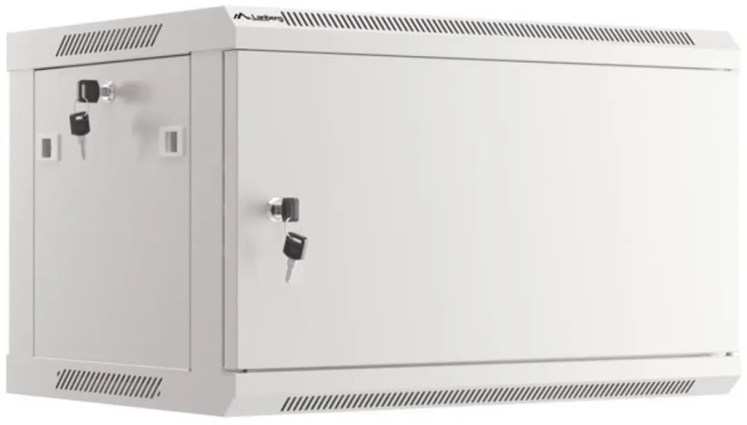 Lanberg 19 Inch Wandrack 6U WF01-6406-00S - Grijs
