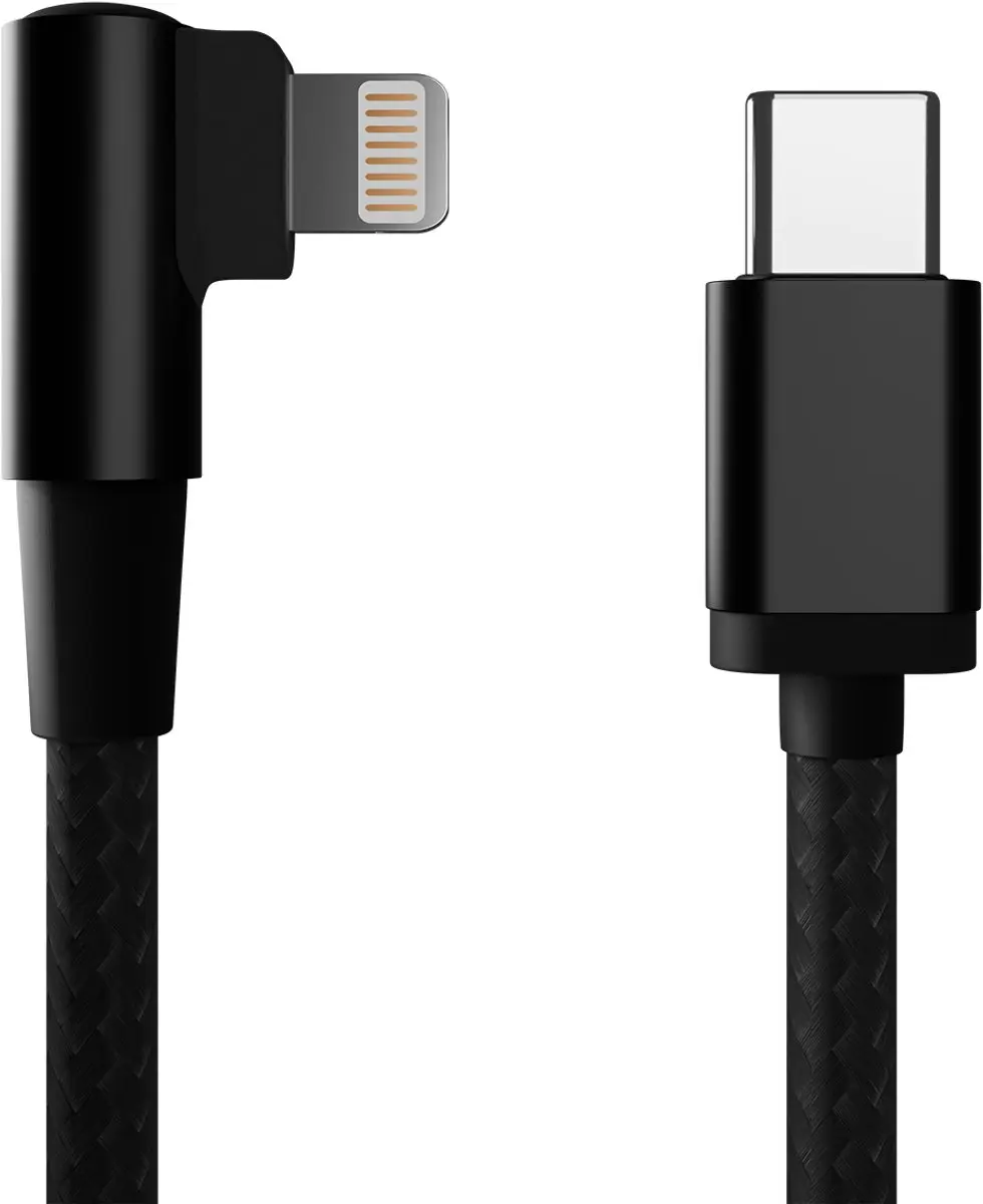 Cablexpert USB 2.0 Haakse Kabel 0.2m - 8-pins - Zwart