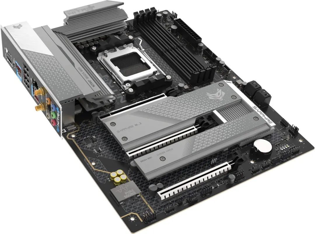 Sapphire NITRO+ B850A WIFI 7 AMD B850 microATX - afbeelding 6 van 6