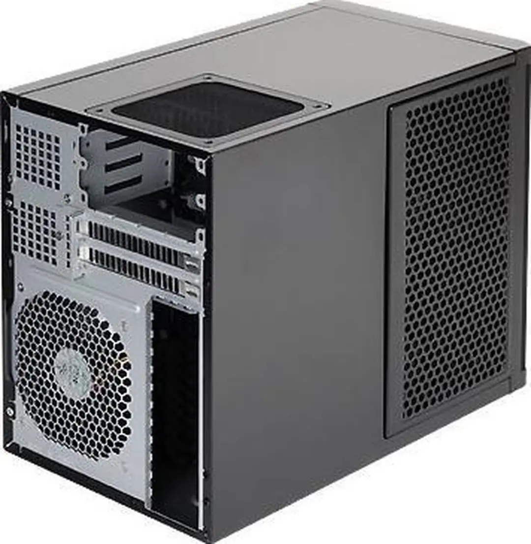 SilverStone SST-DS380B Computerbehuizing - Zwart