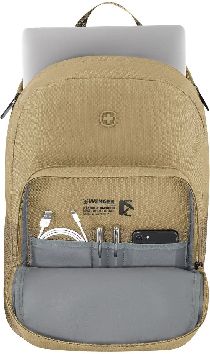 Wenger Crango 16" Rugzak - 27L - Beige - afbeelding 6 van 6
