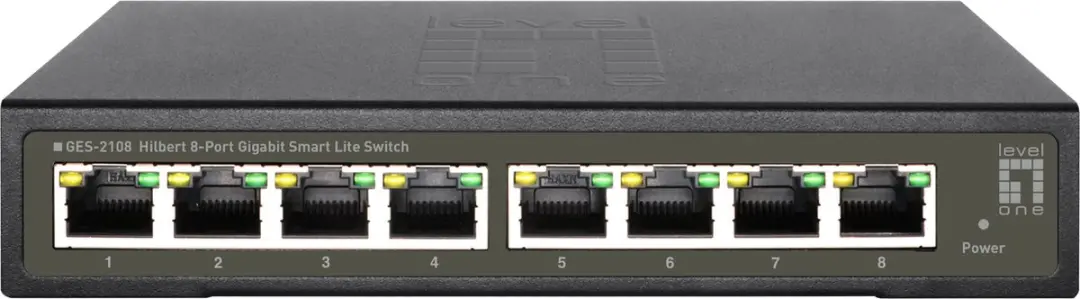 LevelOne GES-2108 Switch 8x GE