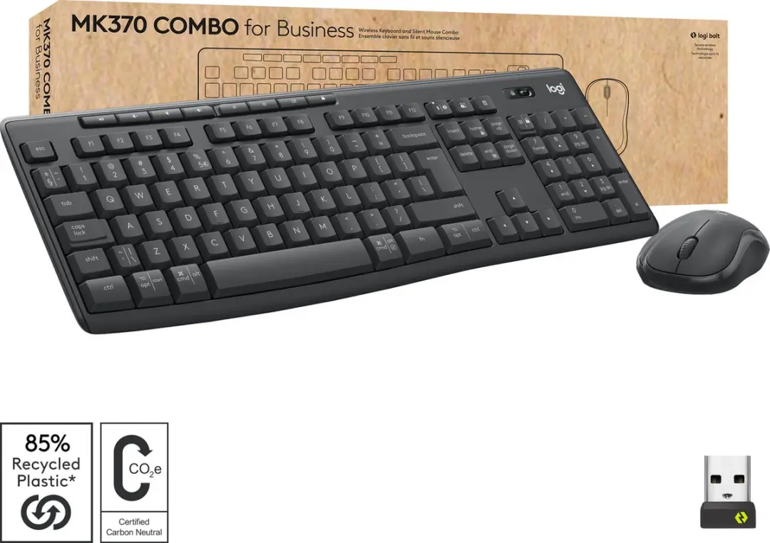 Logitech MK370 Combo for Business - AZERTY - Grafiet