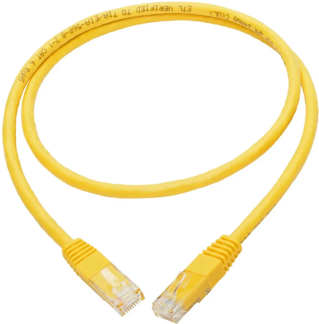 Tripp Lite N200-003-YW Patchkabel Cat5e/6 Geel 3ft