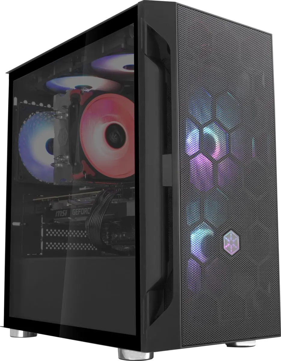 SilverStone FARA H1M Micro Tower - Zwart