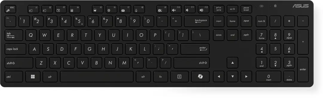 ASUS W5000 Draadloos Toetsenbord & Muis Set - Zwart