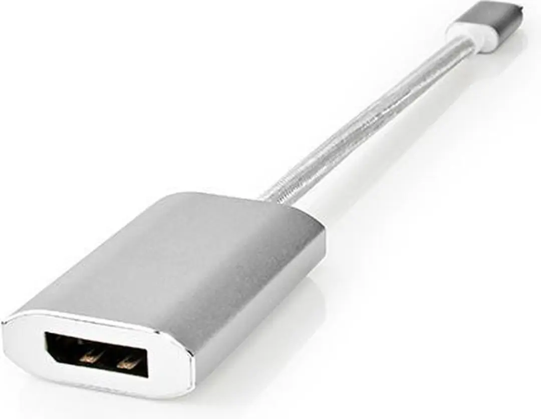 Nedis USB-C Adapter CCTB64480AL02 - USB 3.2 Gen 1 - 4K@60Hz - Power Delivery - Zilver - afbeelding 6 van 6