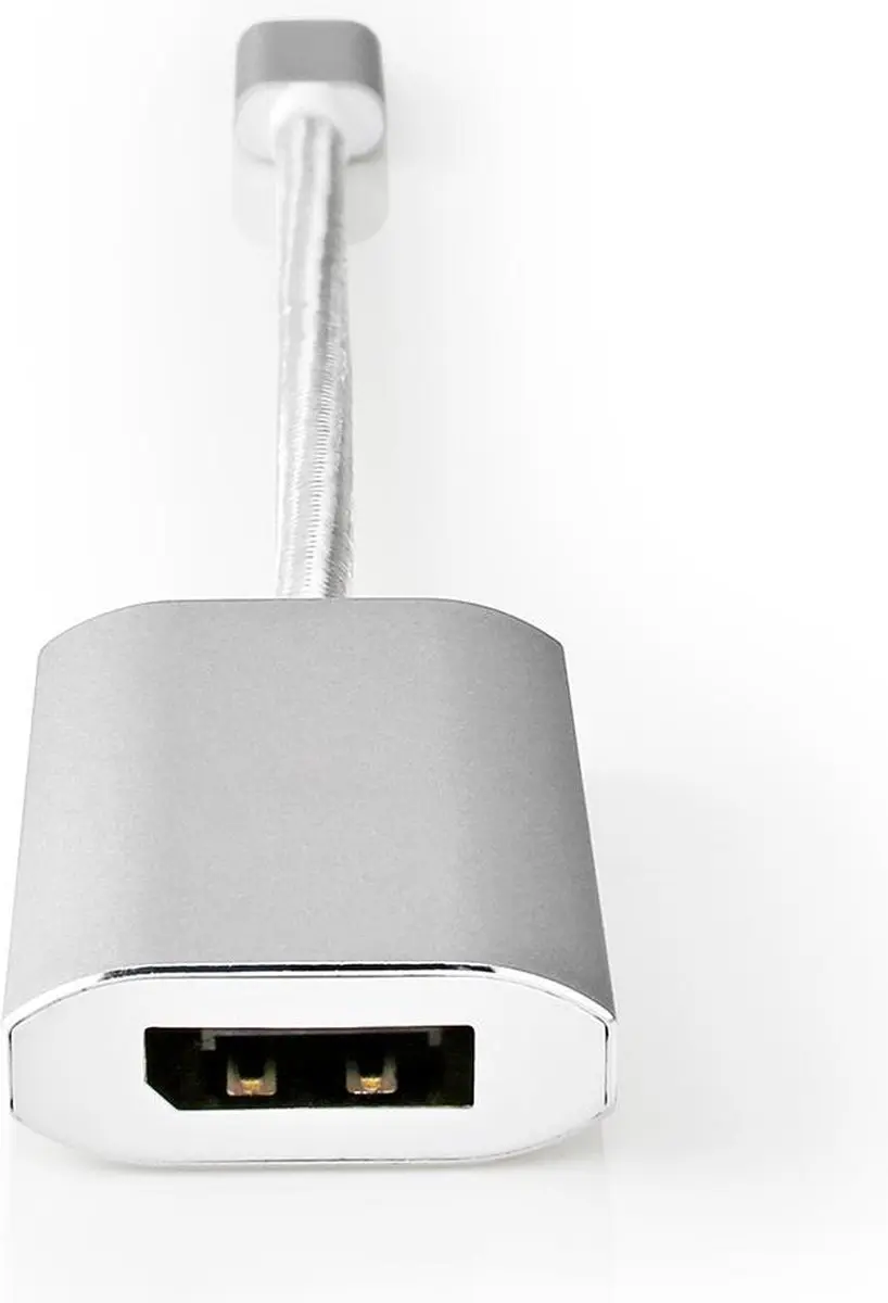 Nedis USB-C Adapter CCTB64480AL02 - USB 3.2 Gen 1 - 4K@60Hz - Power Delivery - Zilver