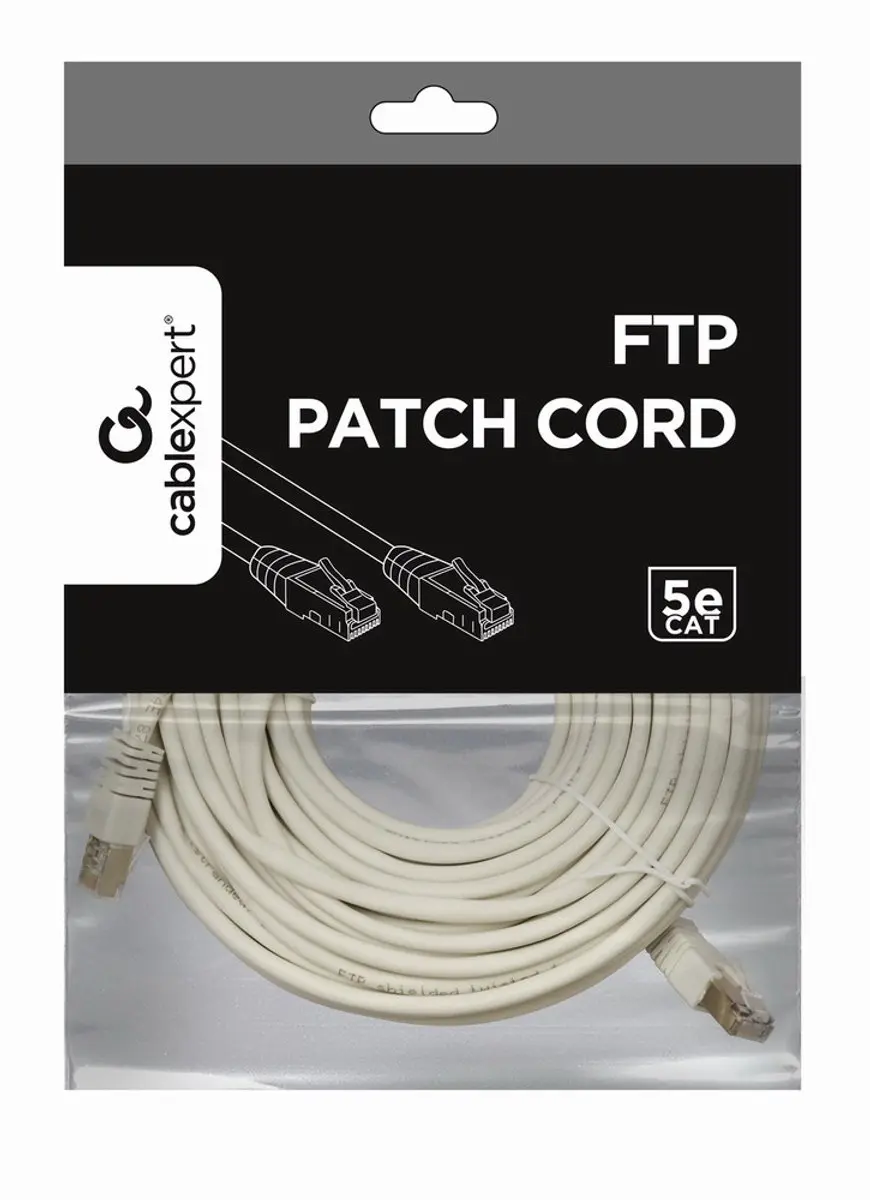 Cablexpert FTP Cat5E Patchkabel 15m - Beige