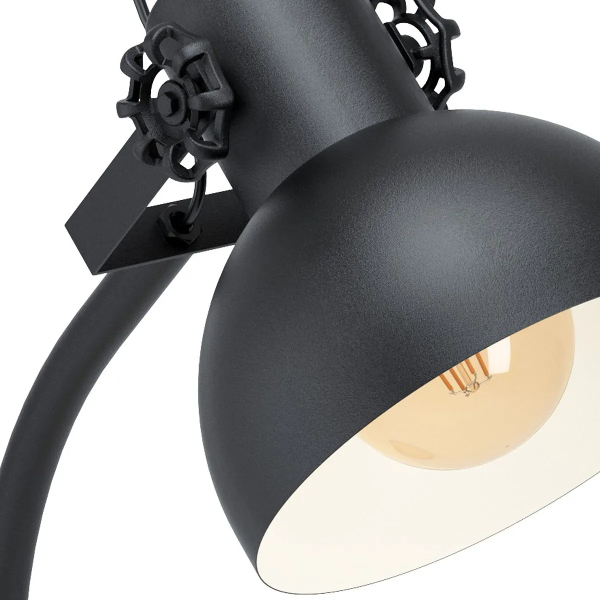 Eglo Lubenham Tafellamp E27 - Zwart/Bruin