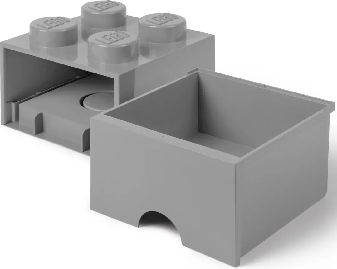 Lego Bureaulade Brick 4, Grijs - LEGO