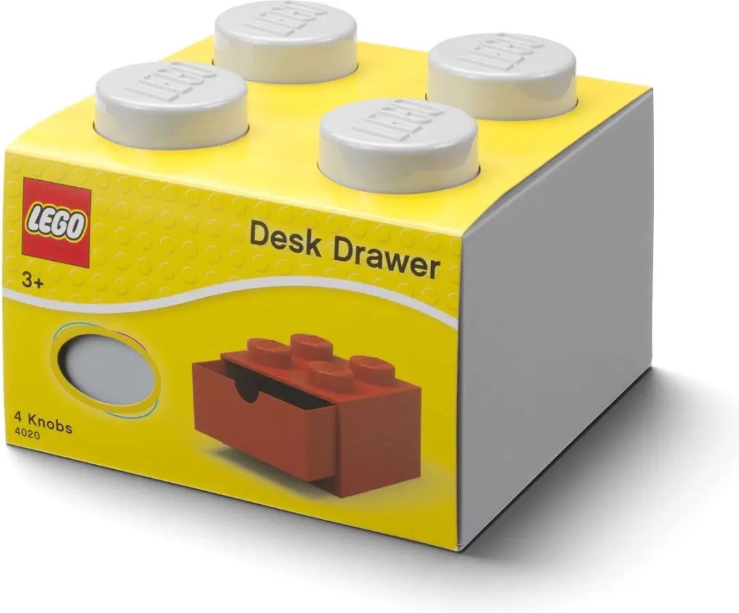 Lego Bureaulade Brick 4, Grijs - LEGO