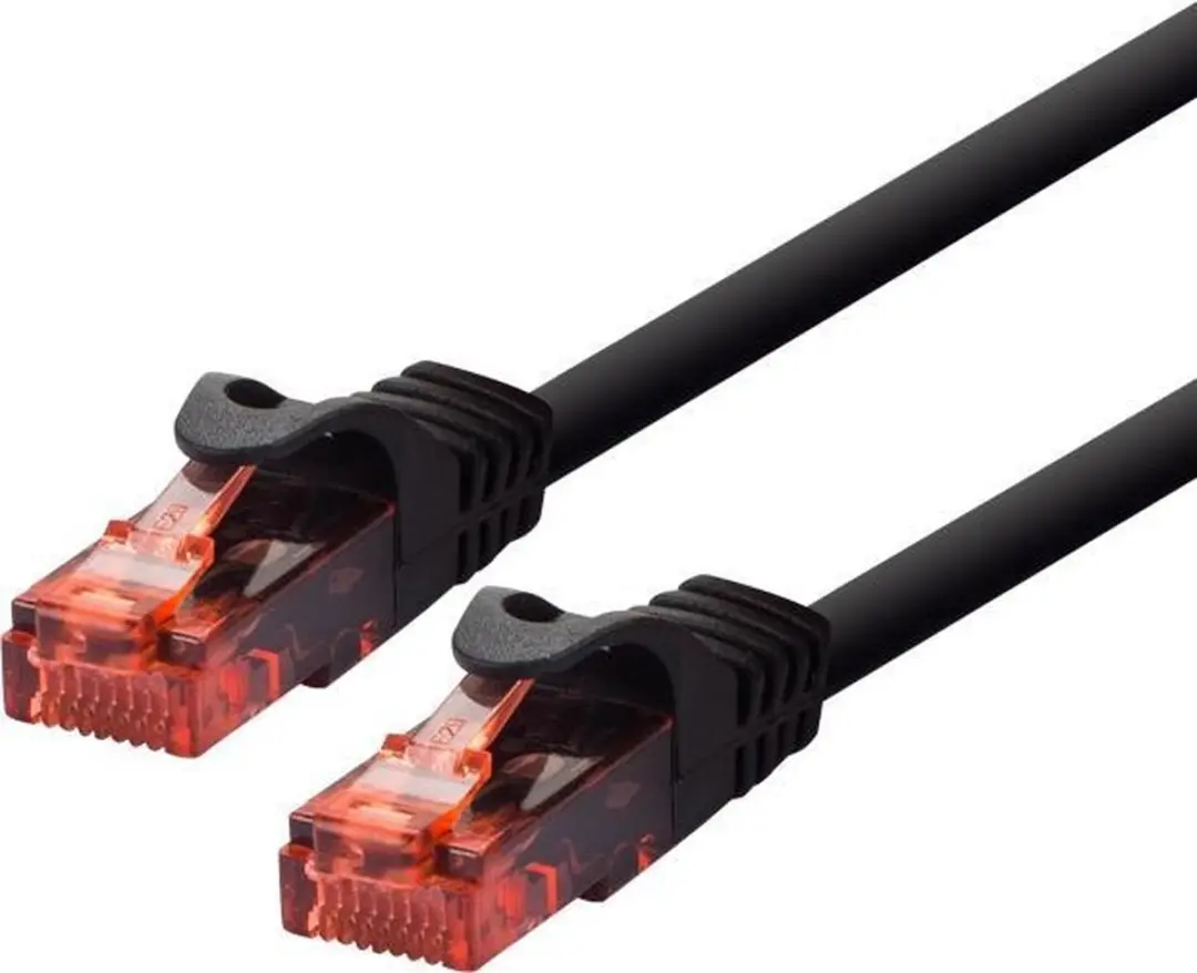 Logilink UTP Cat6 Netwerkkabel 1m - 100% Koper - Zwart
