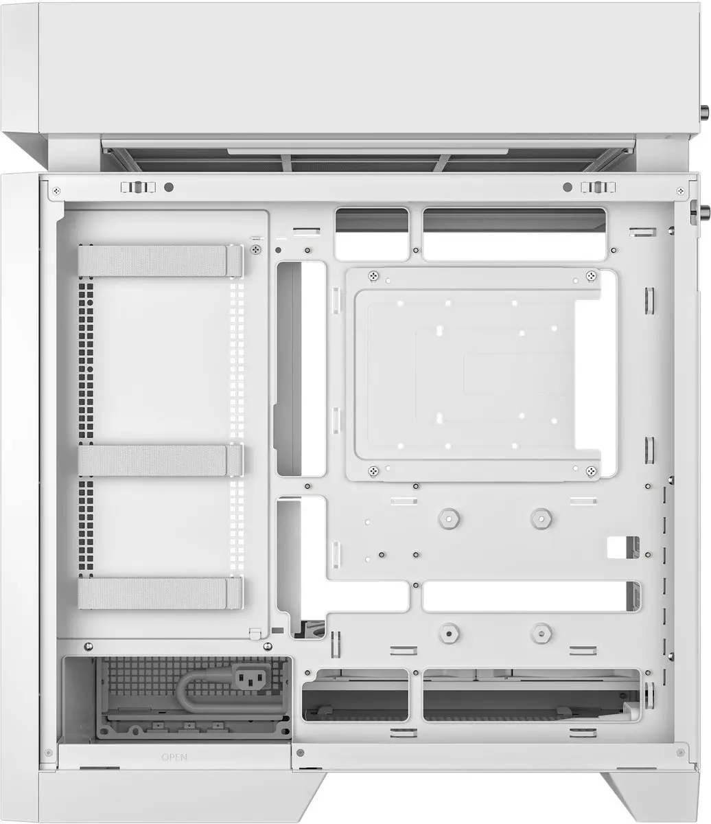 DeepCool CL660 Wit PC Gehäuse - 2x 3.5" 1x 2.5" - USB-C