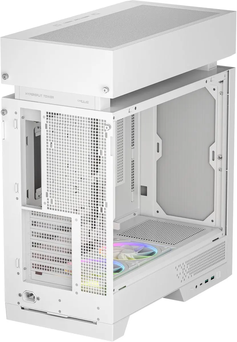 DeepCool CL660 Wit PC Gehäuse - 2x 3.5" 1x 2.5" - USB-C