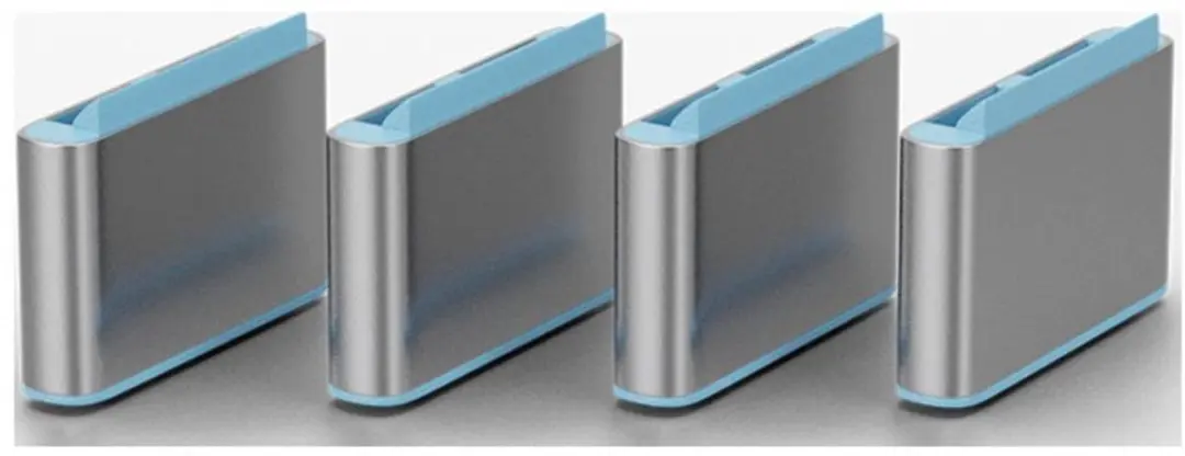Lindy USB-C Sleutelset 10 Stuks - Blauw