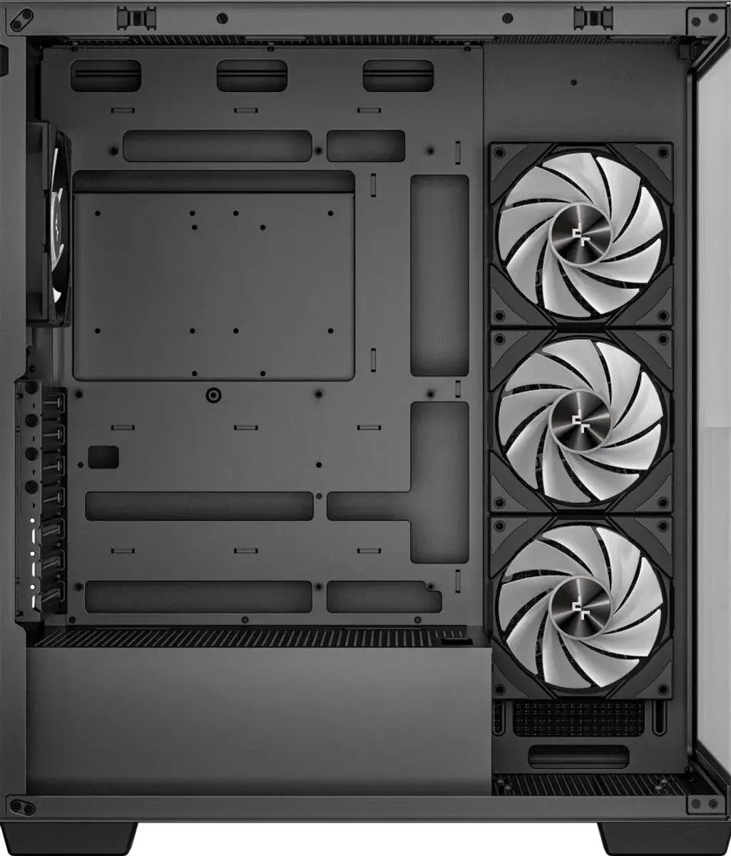 DeepCool CG580 4F Midtowermodel - 4 Ventilatoren - Zwart