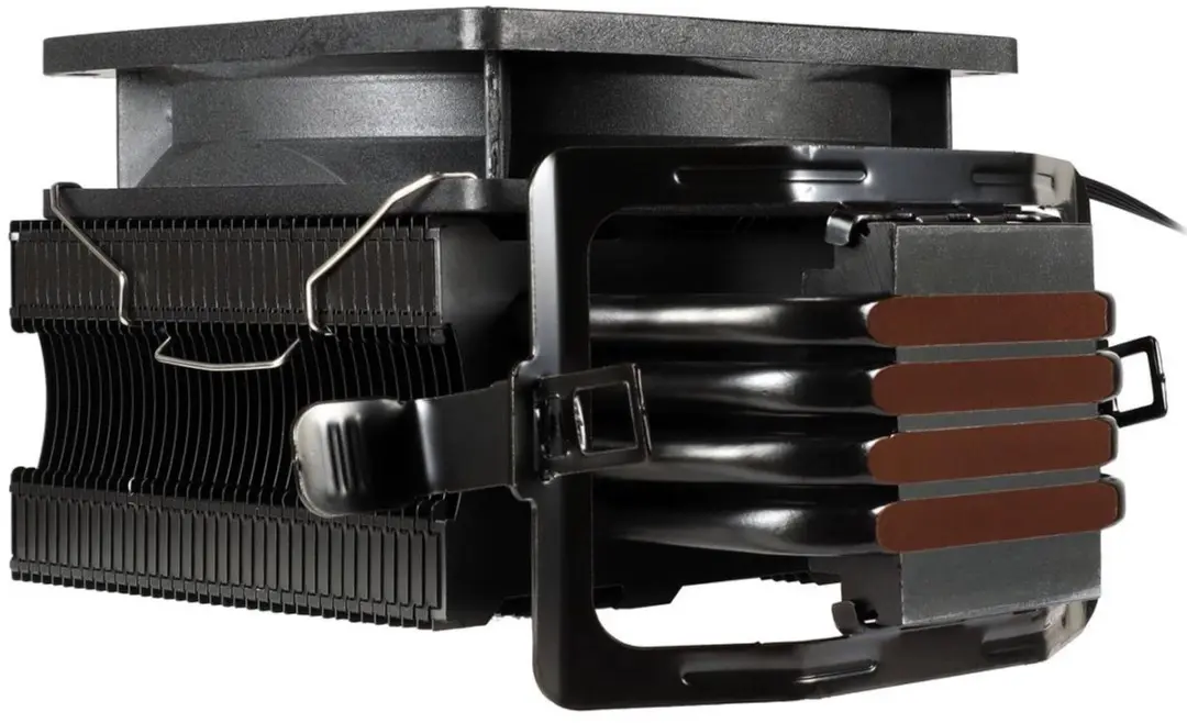Intertech 4P90 CPU Luchtkoeler - 125W TDP - 92mm Fan - Zwart