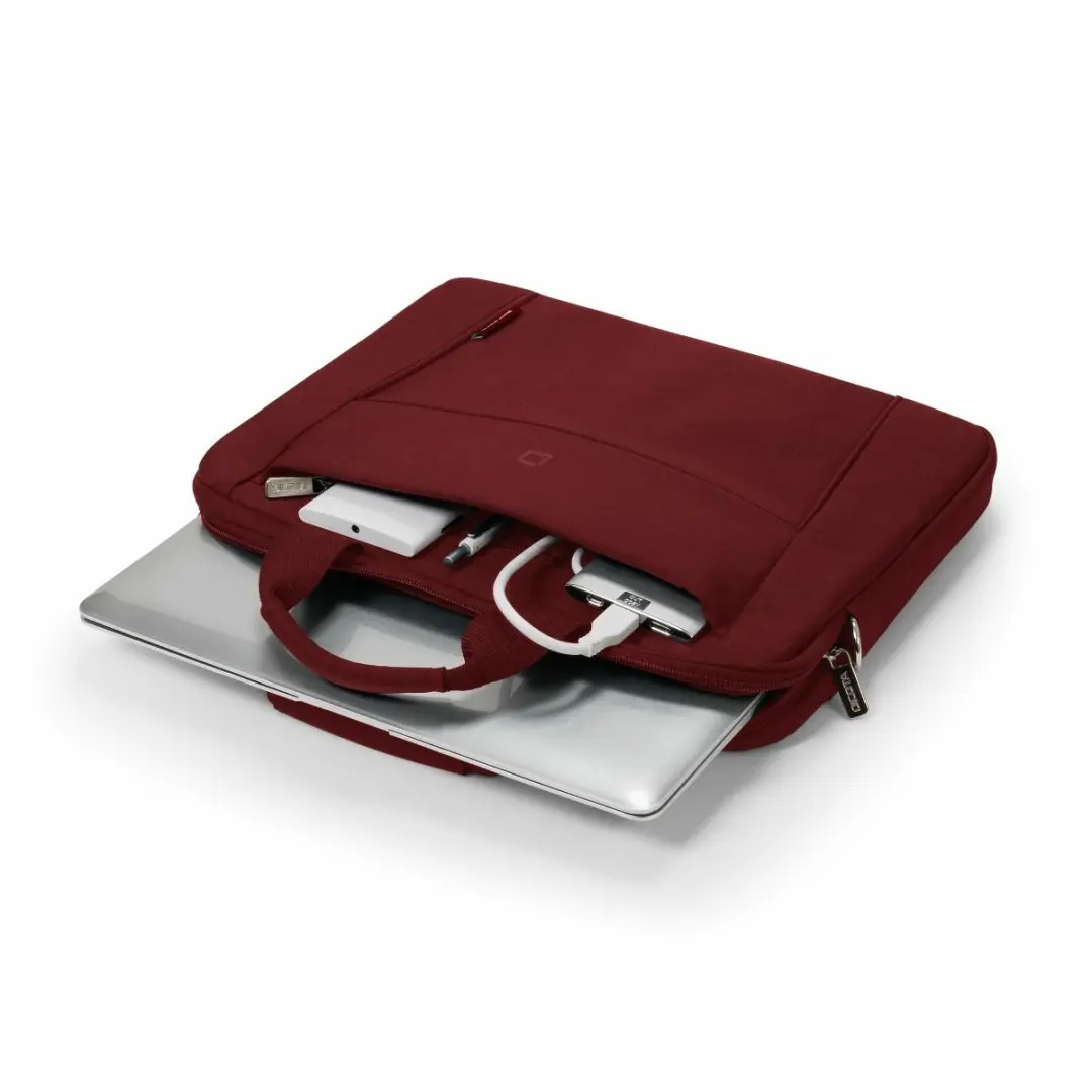 Dicota Slim Case BASE D31302 Laptophoes 12" - Rood - 2 vakken