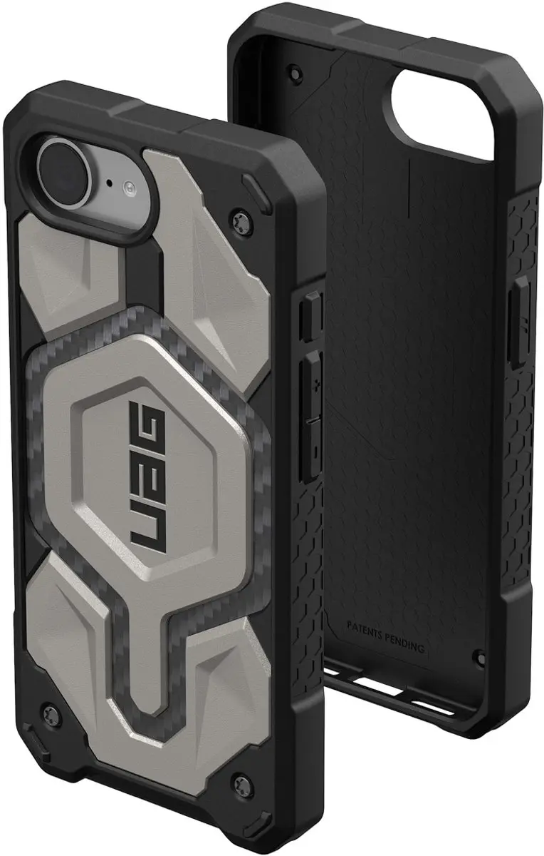 UAG Monarch Pro Mag Hoesje iPhone 16e - Titanium - afbeelding 6 van 6
