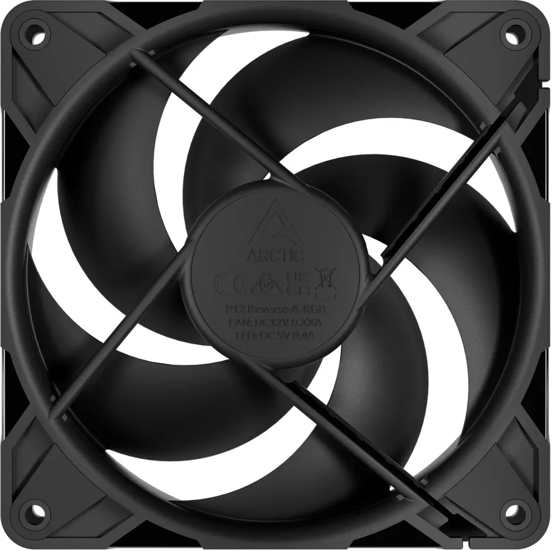 Arctic P12 Pro Reverse Ventilator 120mm - Zwart