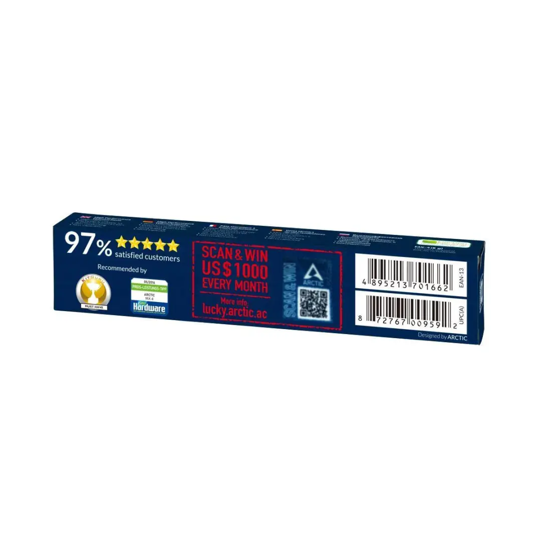 Arctic MX-4 ACTCP00008B Koelpasta 8.5 W/mK - Blauw/Wit